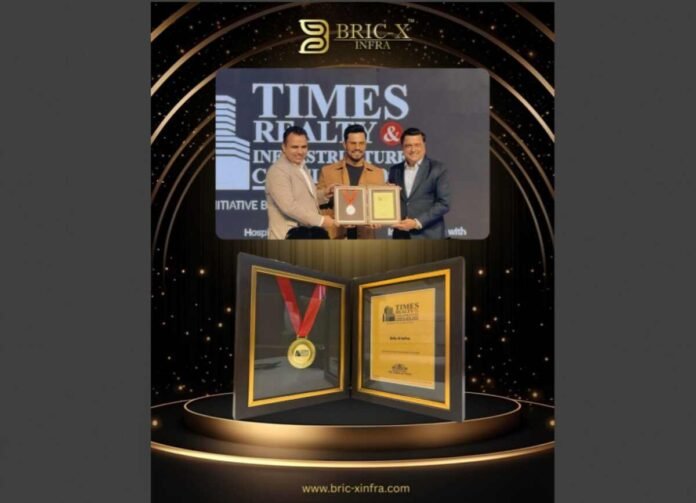 Bric-X Infra Bric-X Infra, Iconic Real Estate Consultant, Times Realty Conclave 2025, Real Estate Consultant India, Investment Advisory Gurugram, Real Estate Awards India, Sher Singh Rathore, Vijay Kamboj, Amit Rangi, Gurugram Real Estate, Delhi NCR Property Investment, Real Estate Investment India, NRI Real Estate Services, Property Consultant India, Real Estate News India,