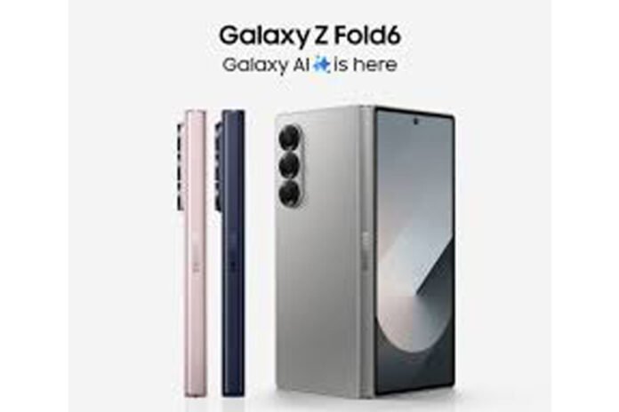 Samsung Galaxy Z Fold 6 Samsung Galaxy Z Fold 6, Price Cut, Discount, Amazon India, Foldable Phone, Smartphone Deal, Samsung, Galaxy Z Fold 7, Android 15, One UI 7, Galaxy AI, Snapdragon 8 Gen 3, AMOLED Display, 120Hz Refresh Rate, Camera, Tech News, Smartphone, Deals, Offers, India, Navy, Silver Shadow,