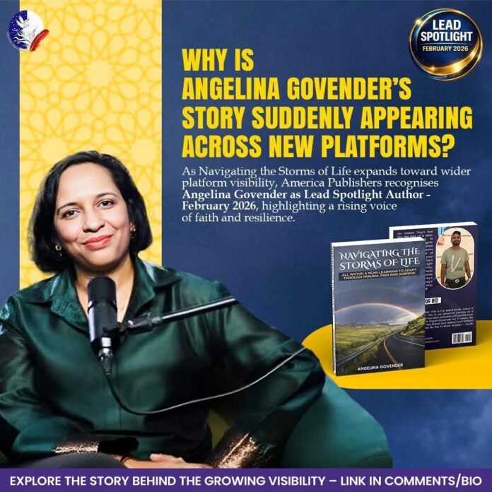 Angelina Govender, Navigating the Storms of Life, Christian inspirational book, faith and resilience, healing through trauma
