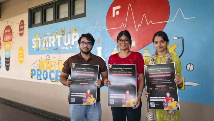 Samsung Solve for Tomorrow, Delhi NCR students, innovation challenge India, student innovators, women safety ring, portable water purifier, Samsung India, youth innovation